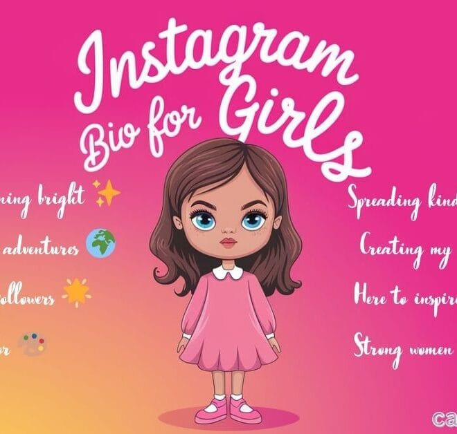 400+ Best Instagram Bio for Girls In 2025 – Captions Pro