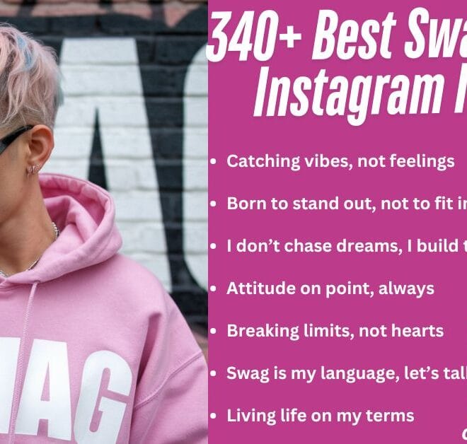 340+ Best Swag Bio For Instagram In 2025 – Captions Pro