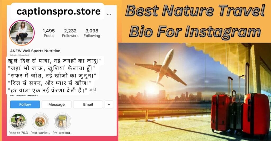 Best Nature Travel Bio For Instagram